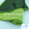 الأخضر اللون ستوكات تنظيف القماش التبريد منشفة حمام و الشاطئ منشفة ستوكات القماش الصغيرة