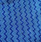 ستوكات الأزرق زيجزاج W شكل التفاف 80/20 ممسحة الملتوية نسيج 150cm 550msm العرض