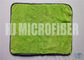 الأخضر أفخم التخزين المؤقت منشفة / عالية الامتصاص ستوكات الغبار القماش ل ويندوز الزجاج
