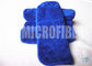 أزرق اللون ستوكات سيارة تنظيف القماش سوبر لينة سوبر ماص 80٪ البوليستر 20٪ البولياميد