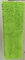 ستوكات 650gsm الأخضر الشنيل الصغيرة مطوية 13 * 47cm أكسفورد الجيب الممسحة الرطب وسادات